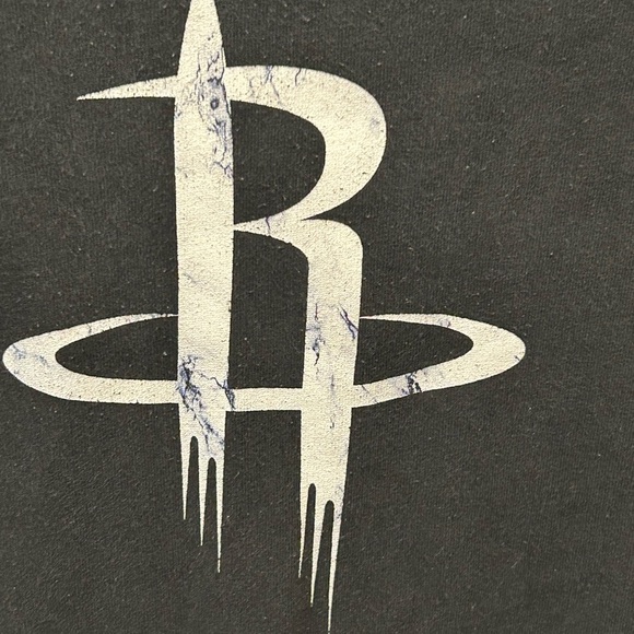 Houston Rockets Men’s Black Logo Hoodie, Size XL - Picture 4 of 5